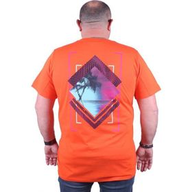 Starbattal 23103 Turuncu Büyük Beden Erkek T-shirt