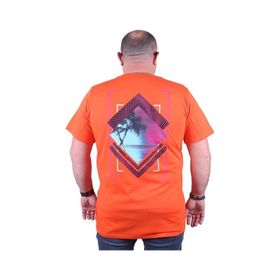 Starbattal 23103 Turuncu Büyük Beden Erkek T-shirt