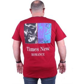 Starbattal 23104 Bordo Büyük Beden Erkek T-shirt