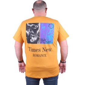 Starbattal 23104 Hardal Büyük Beden Erkek T-shirt