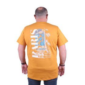 Starbattal 23105 Hardal Büyük Beden Erkek T-shirt