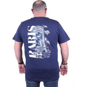 Starbattal 23105 Marin Büyük Beden Erkek T-shirt