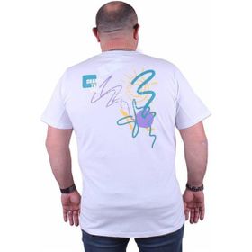 Starbattal 23108 Beyaz Büyük Beden Erkek T-shirt