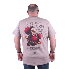 Starbattal 23110 Toprak Büyük Beden Erkek T-shirt