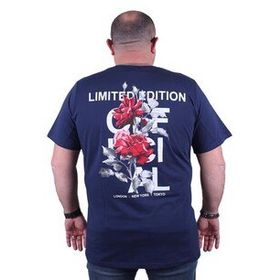 Starbattal 23111 Marin Büyük Beden Erkek T-shirt