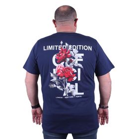 Starbattal 23111 Marin Büyük Beden Erkek T-shirt