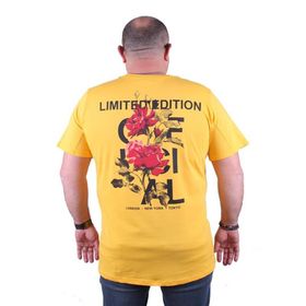 Starbattal 23111 Sarı Büyük Beden Erkek T-shirt