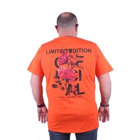 Starbattal 23111 Turuncu Büyük Beden Erkek T-shirt