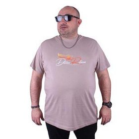 Starbattal 23112 Toprak Büyük Beden Erkek T-shirt