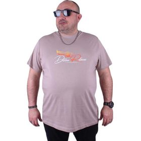 Starbattal 23112 Toprak Büyük Beden Erkek T-shirt