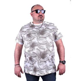 Starbattal 23115 Beyaz Büyük Beden Erkek T-shirt