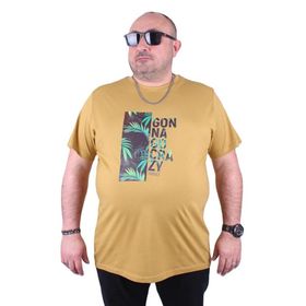 Starbattal 23116 Limon Büyük Beden Erkek T-shirt