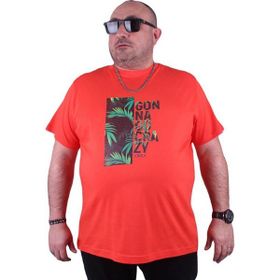 Starbattal 23116 Nar Çiçeği Büyük Beden Erkek T-shirt