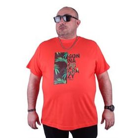 Starbattal 23116 Nar Çiçeği Büyük Beden Erkek T-shirt