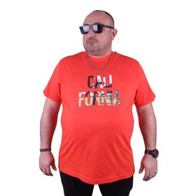 Starbattal 23120 Nar Çiçeği Büyük Beden Erkek T-shirt