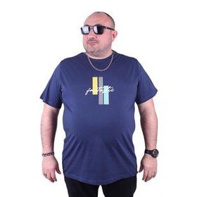 Starbattal 23121 Marin Büyük Beden Erkek T-shirt