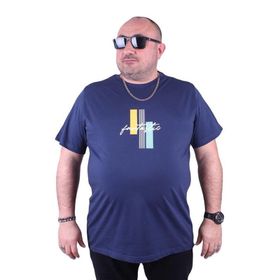Starbattal 23121 Marin Büyük Beden Erkek T-shirt