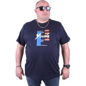 Starbattal 23124 Lacivert Büyük Beden Erkek T-shirt