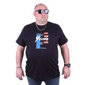 Starbattal 23124 Siyah Büyük Beden Erkek T-shirt