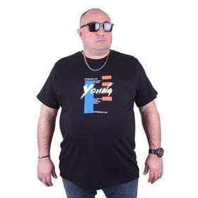 Starbattal 23124 Siyah Büyük Beden Erkek T-shirt