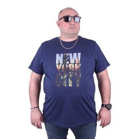 Starbattal 23125 Marin Büyük Beden Erkek T-shirt