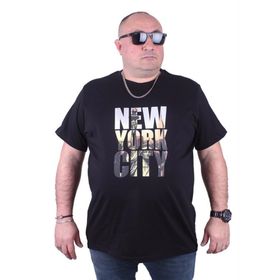 Starbattal 23125 Siyah Büyük Beden Erkek T-shirt