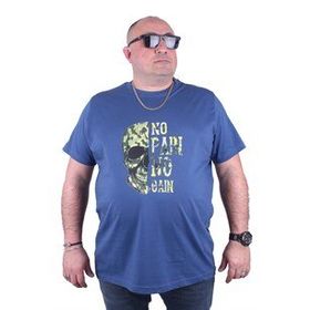 Starbattal 23126 İndigo Büyük Beden Erkek T-shirt