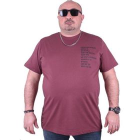 Starbattal 23128 Eflatun Büyük Beden Erkek T-shirt