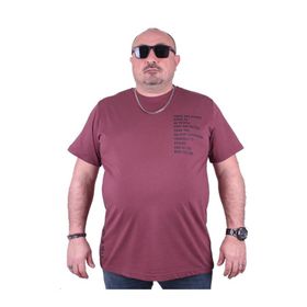 Starbattal 23128 Eflatun Büyük Beden Erkek T-shirt