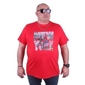 Starbattal 23129 Kırmızı Büyük Beden Erkek T-shirt