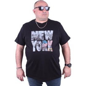 Starbattal 23129 Siyah Büyük Beden Erkek T-shirt
