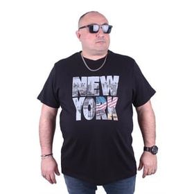 Starbattal 23129 Siyah Büyük Beden Erkek T-shirt