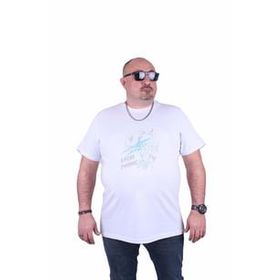 Starbattal 23132 Beyaz Büyük Beden Erkek T-shirt