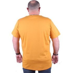 Starbattal 23132 Hardal Büyük Beden Erkek T-shirt