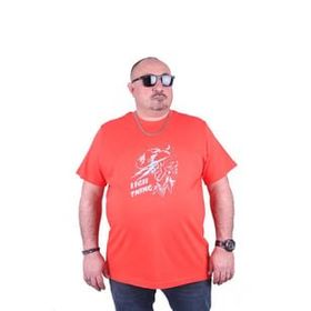 Starbattal 23132 Nar Çiçeği Büyük Beden Erkek T-shirt