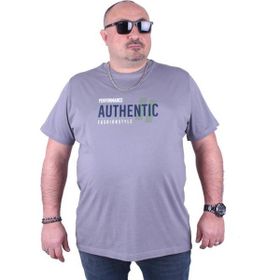 Starbattal 23134 Gri Büyük Beden Erkek T-shirt