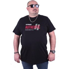 Starbattal 23134 Siyah Büyük Beden Erkek T-shirt