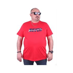 Starbattal 23135 Büyük Beden Kırmızı Erkek T-shirt