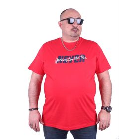 Starbattal 23135 Büyük Beden Kırmızı Erkek T-shirt
