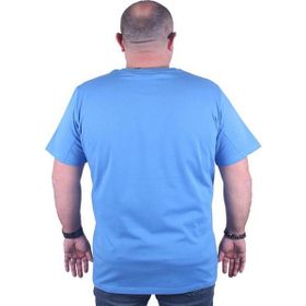 Starbattal 23135 Büyük Beden Mavi Erkek T-shirt
