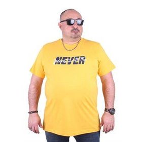Starbattal 23135 Büyük Beden Sarı Erkek T-shirt