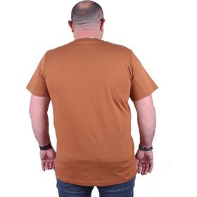 Starbattal 23135 Büyük Beden Vizon Erkek T-shirt