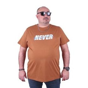 Starbattal 23135 Büyük Beden Vizon Erkek T-shirt