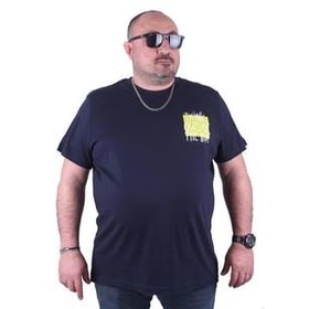 Starbattal 23137 Lacivert Büyük Beden Erkek T-shirt