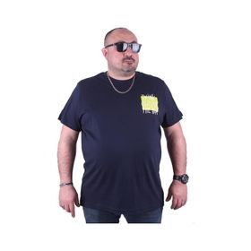 Starbattal 23137 Lacivert Büyük Beden Erkek T-shirt