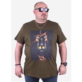Starbattal 23138 Askeri Yeşil Büyük Beden Erkek T-shirt