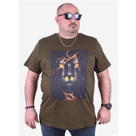 Starbattal 23138 Askeri Yeşil Büyük Beden Erkek T-shirt