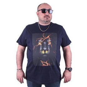 Starbattal 23138 Büyük Beden Lacivert Erkek T-shirt