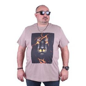 Starbattal 23138 Büyük Beden Toprak Erkek T-shirt