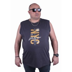 Starbattal 23140 Füme Büyük Beden Erkek T-shirt
